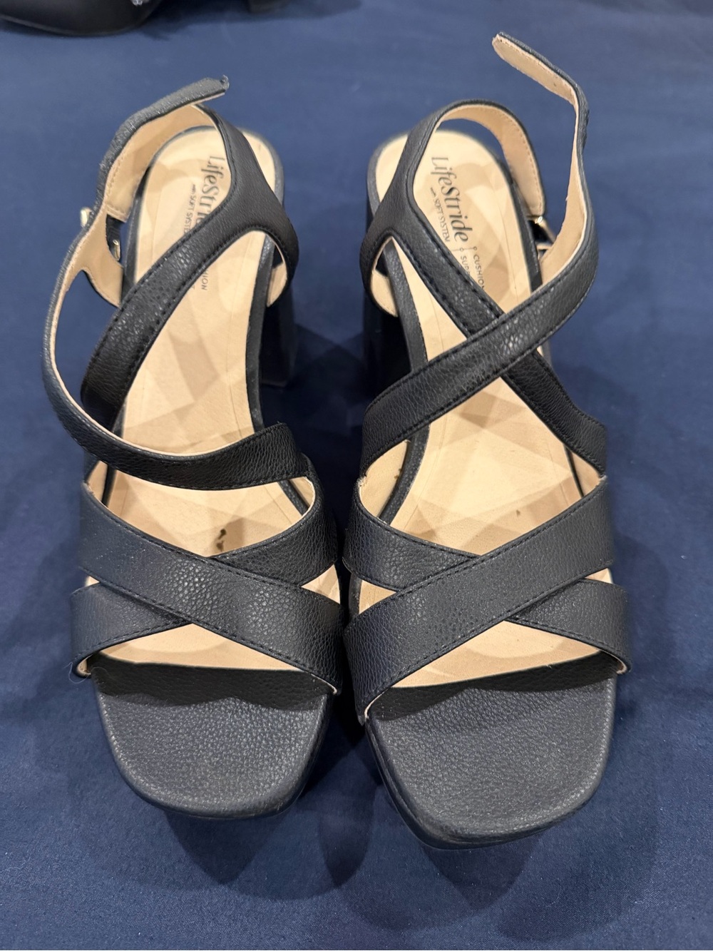 LifeStride Adrianna Platform Sandals Size 8.5